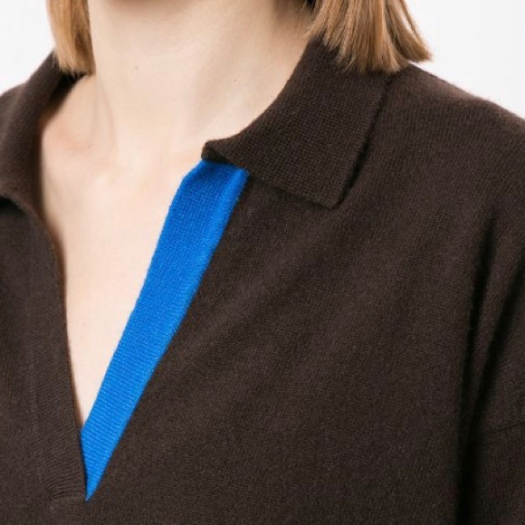 Chinti and Parker Cashmere Blend collared Sweater - Picture 5 of 14